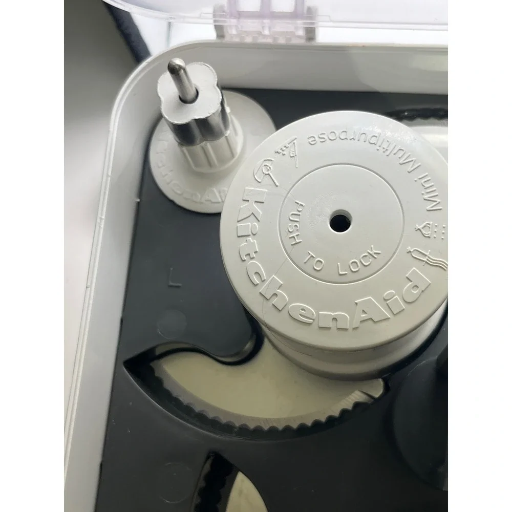 KitchenAid Food Processor Blade Storage Case with Multipurpose and Dough Blades